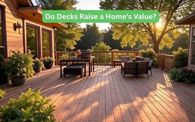 Beautiful Wooden Home Deck